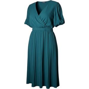 Pretty Garden Women Green Puff Sleeve Pleated Maxi Dress Sz XL
Feminine Cottage